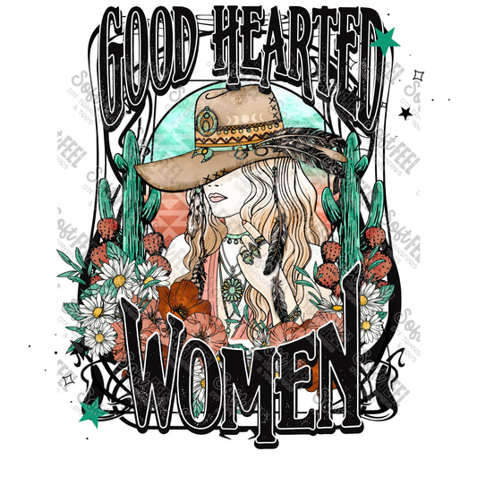 Good Hearted - Women's / Western - Direct To Film Transfer / DTF - Heat Press Clothing Transfer