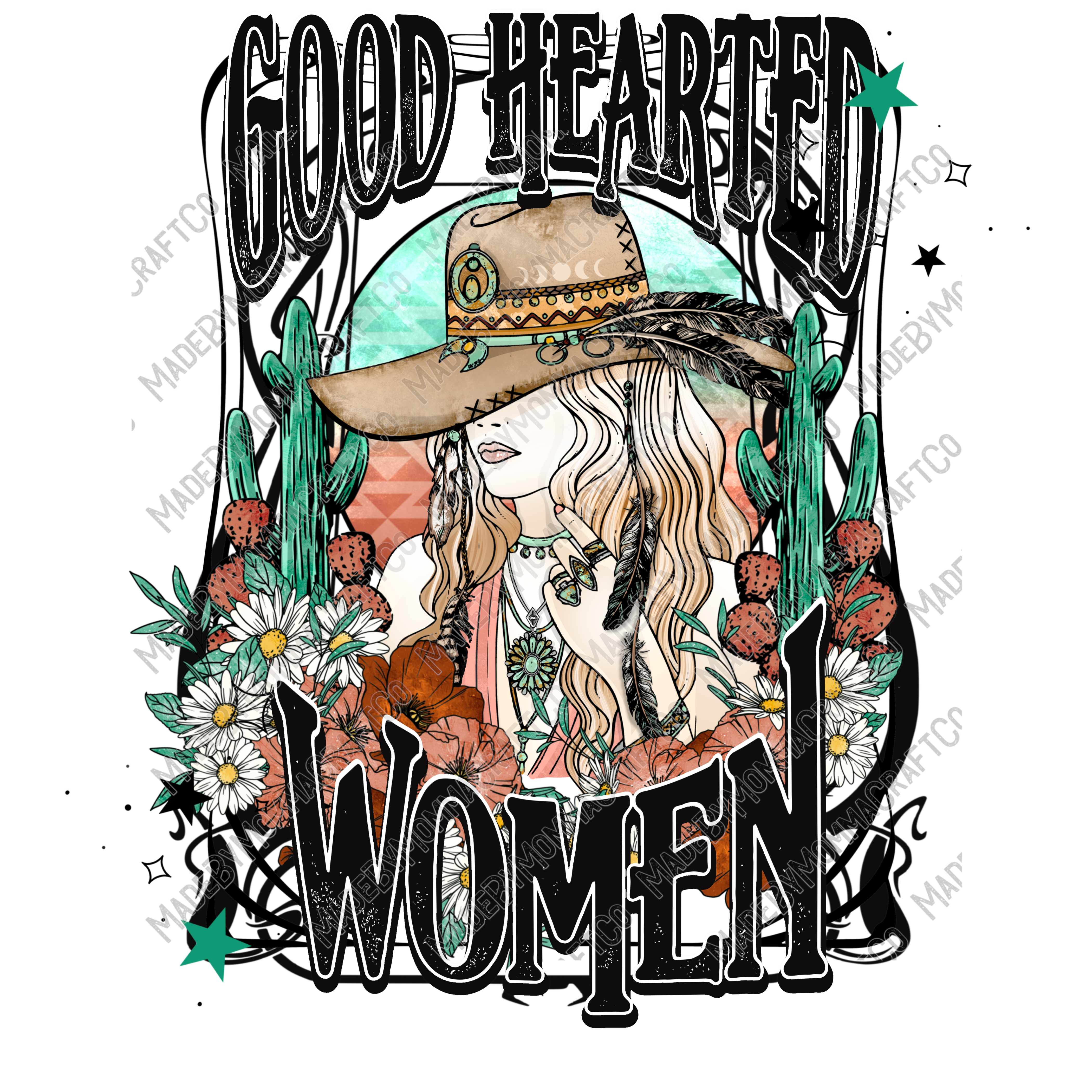 Good Hearted Women - Cheat Clear Waterslide™ or White Cast Sticker