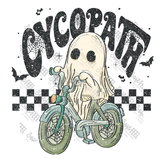 Cycopath Ghost - Halloween Horror - Direct To Film Transfer / DTF - Heat Press Clothing Transfer