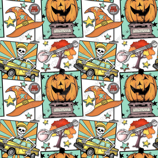 Halloween Seamless - Halloween - or Waterslide Wrap - 20oz and 30oz