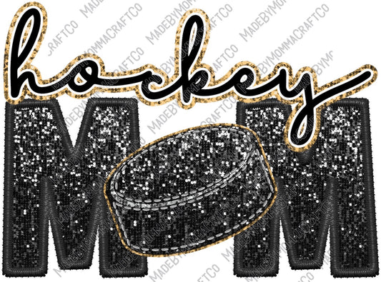 Hockey Mom - Sports - Cheat Clear Waterslide™ or White Cast Sticker