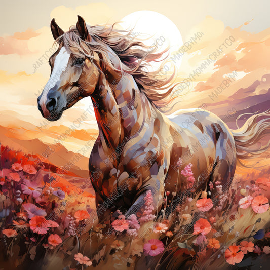 Horse Art 12 - Vinyl Or Waterslide Seamless Wrap