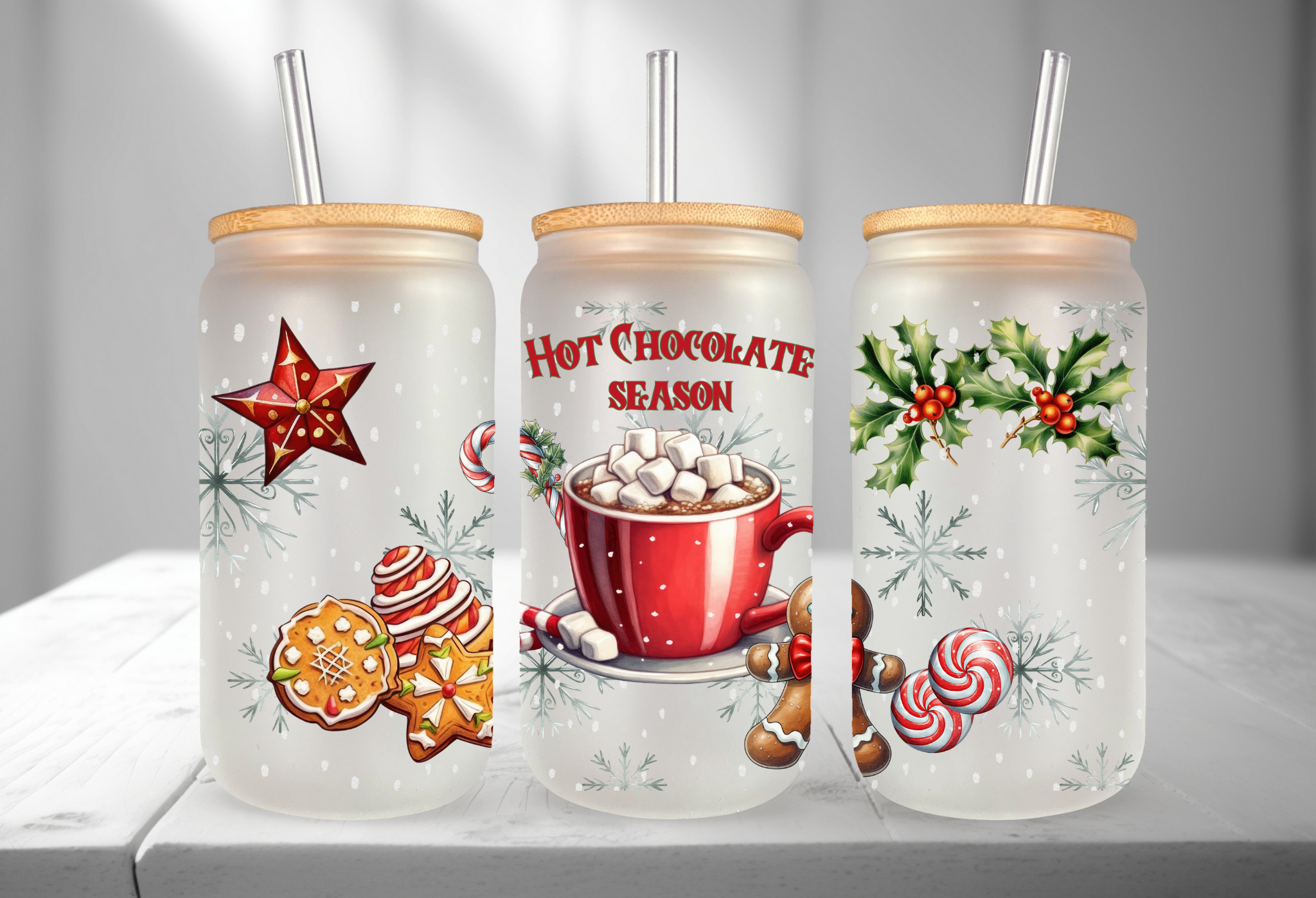 Hot Chocolate Season Sublimation Wrap