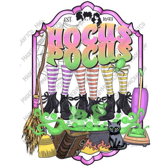 HocPoc Witch Legs - Halloween - Cheat Clear Waterslide™ or White Cast Sticker