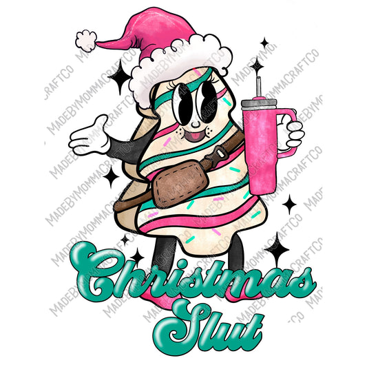 Christmas Slut - Christmas - Cheat Clear Waterslide™ or White Cast Sticker