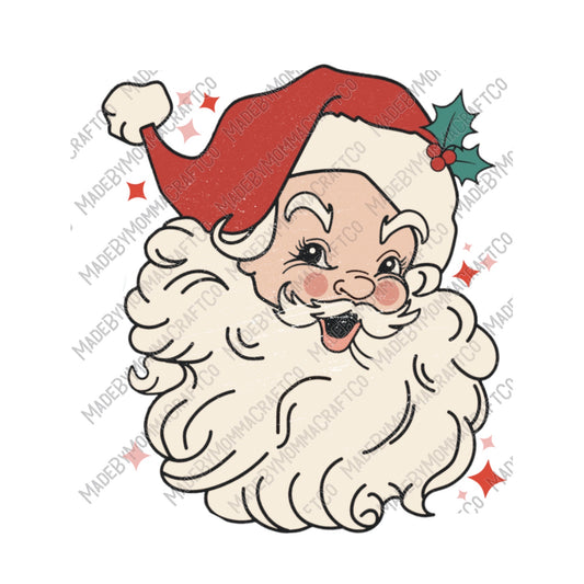 Santa Claus - Christmas - Cheat Clear Waterslide™ or White Cast Sticker