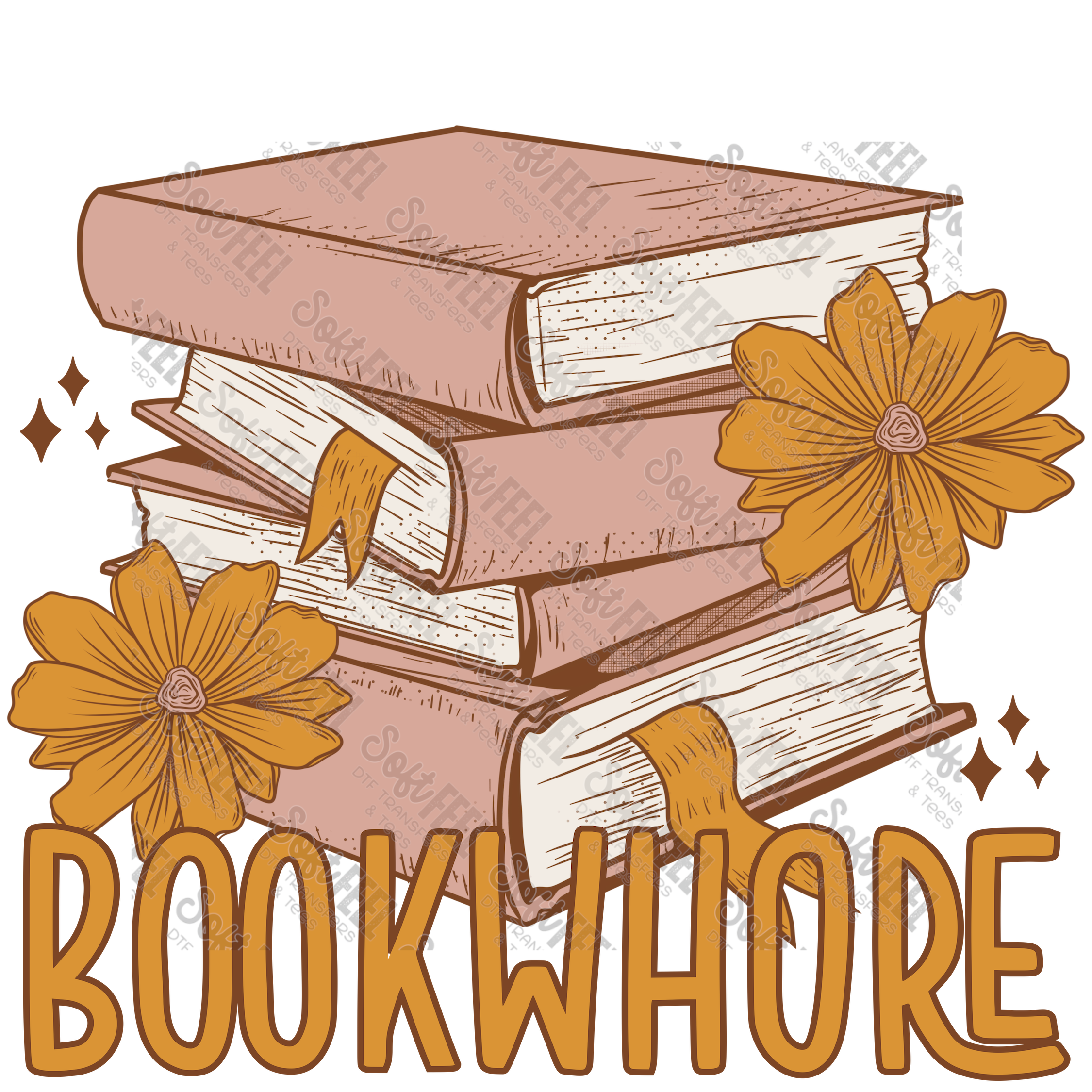 BookWhore - Snarky Humor - Direct To Film Transfer / DTF - Heat Press Clothing Transfer