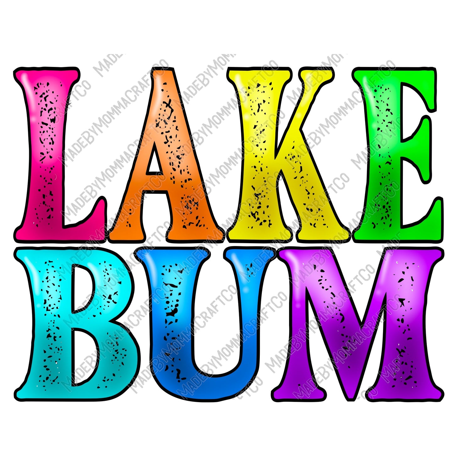 Lake Bum - Cheat Clear Waterslide™ or White Cast Sticker