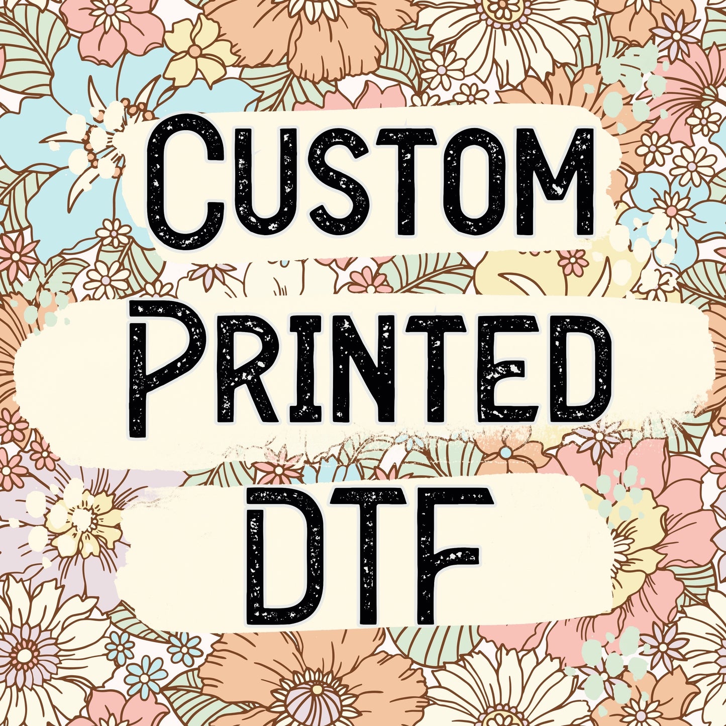 Custom Printed DTF Transfer - Direct To Film Transfer / DTF - Heat Press Clothing Transfer