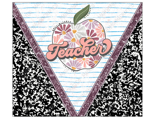 Teacher Tumbler - Sublimation or Waterslide Wrap - 20oz and 30oz