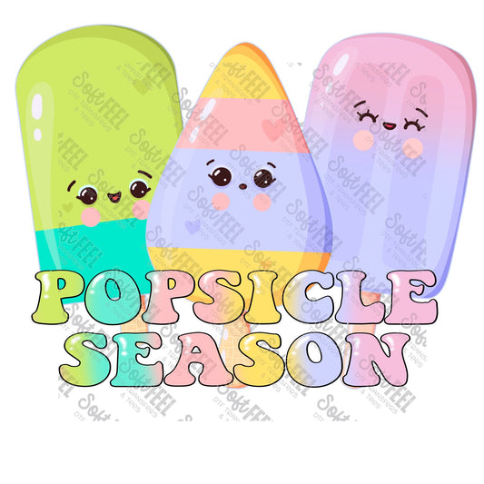 Popsicle Season - Youth / Summer - Direct To Film Transfer / DTF - Heat Press Clothing Transfer