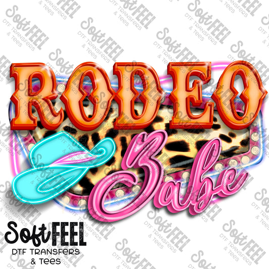 Rodeo Babe - Country Western - Direct To Film Transfer / DTF - Heat Press Clothing Transfer