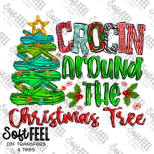 Crocin Around The Christmas Tree - Christmas - Direct To Film Transfer / DTF - Heat Press Clothing Transfer