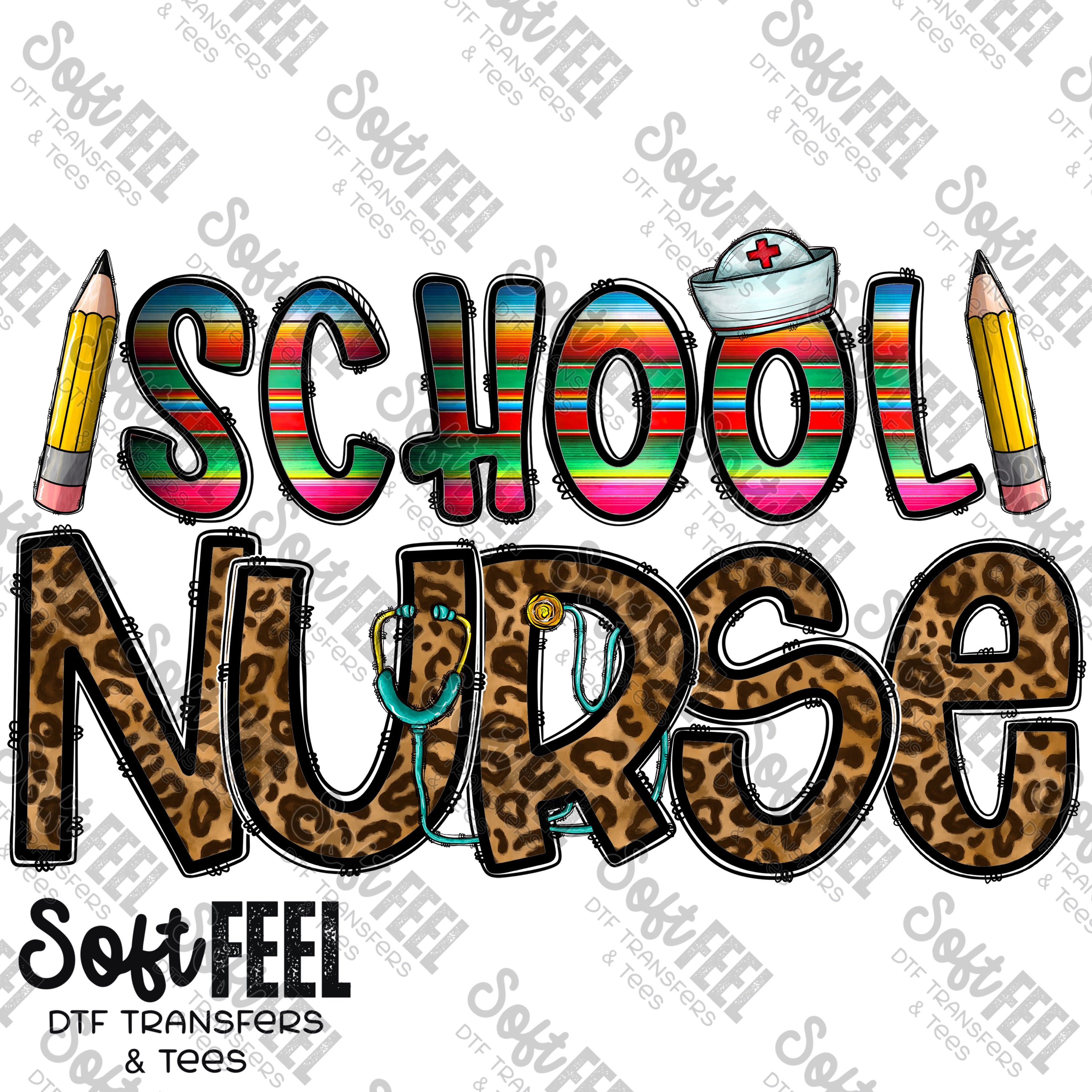 School and Teacher - DTF Transfer