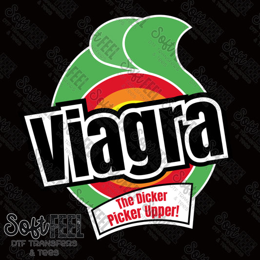 Viagra Funny - Adult Humor - Direct To Film Transfer / DTF - Heat Press Clothing Transfer