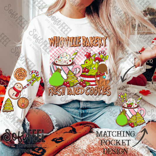 WV Bakery with Sleeves - Retro / Christmas - Direct To Film Transfer / DTF - Heat Press Clothing Transfer