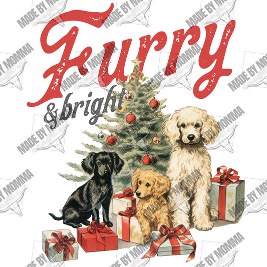 Furry and Bright - Christmas - Cheat Clear Waterslide™ or Cheat Clear Sticker Decal