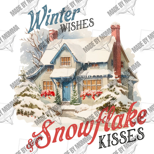 Winter Wishes - Christmas - Cheat Clear Waterslide™ or White Cast Sticker