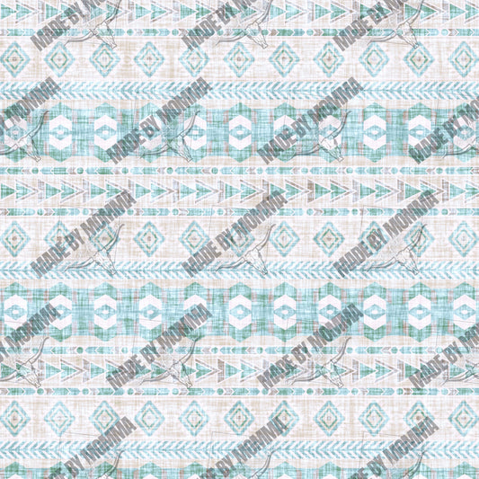 Seamless Rustic Tribal 3 - Vinyl Or Waterslide Seamless Wrap