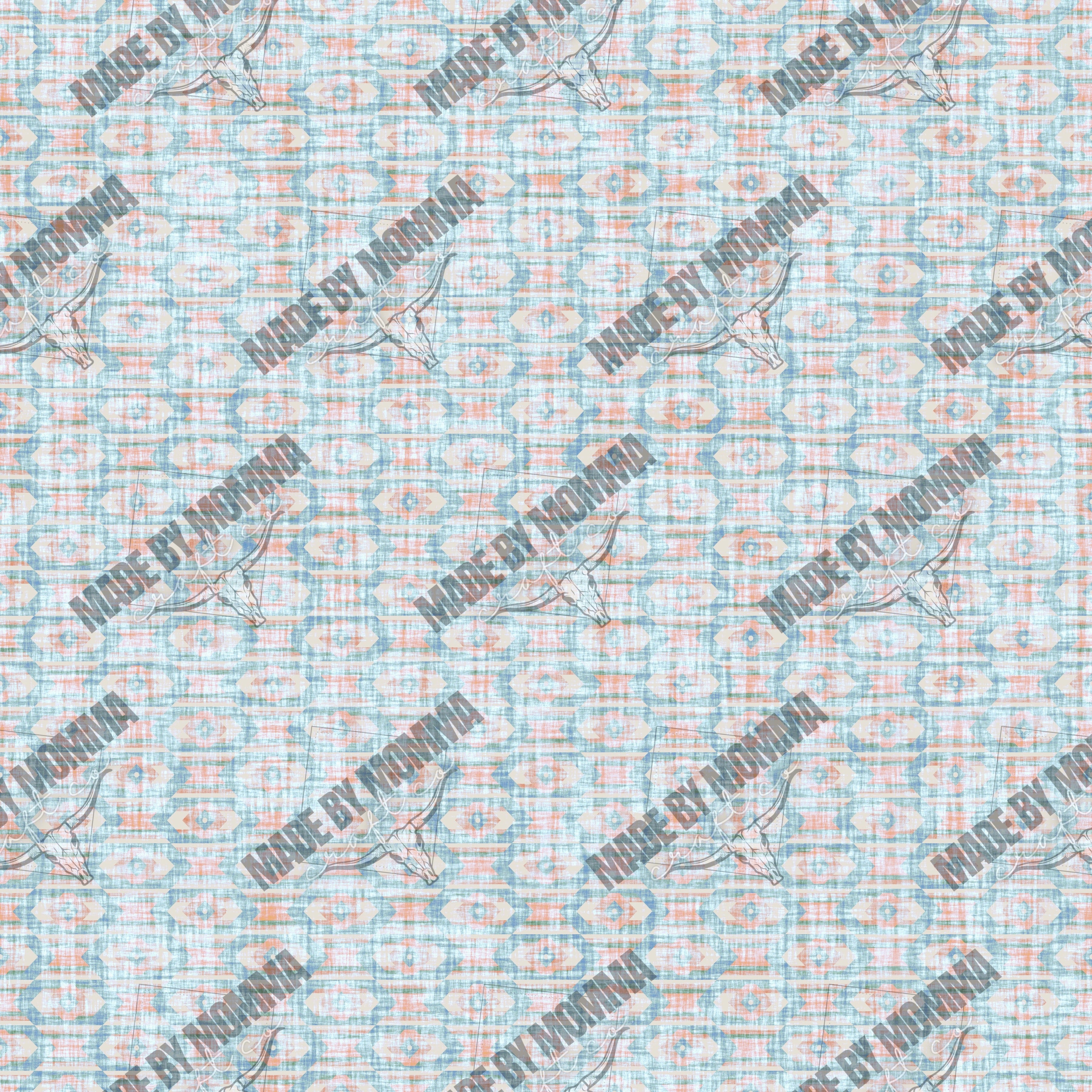 Seamless Rustic Tribal 9 - Vinyl Or Waterslide Seamless Wrap