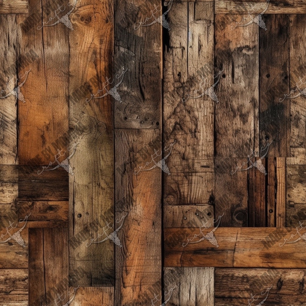 Rustic Timber 4 - Vinyl Or Waterslide Seamless Wrap