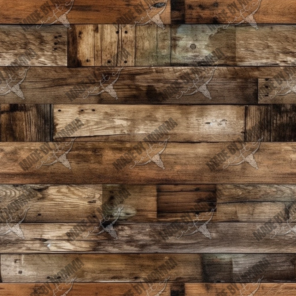 Rustic Timber 3 - Vinyl Or Waterslide Seamless Wrap