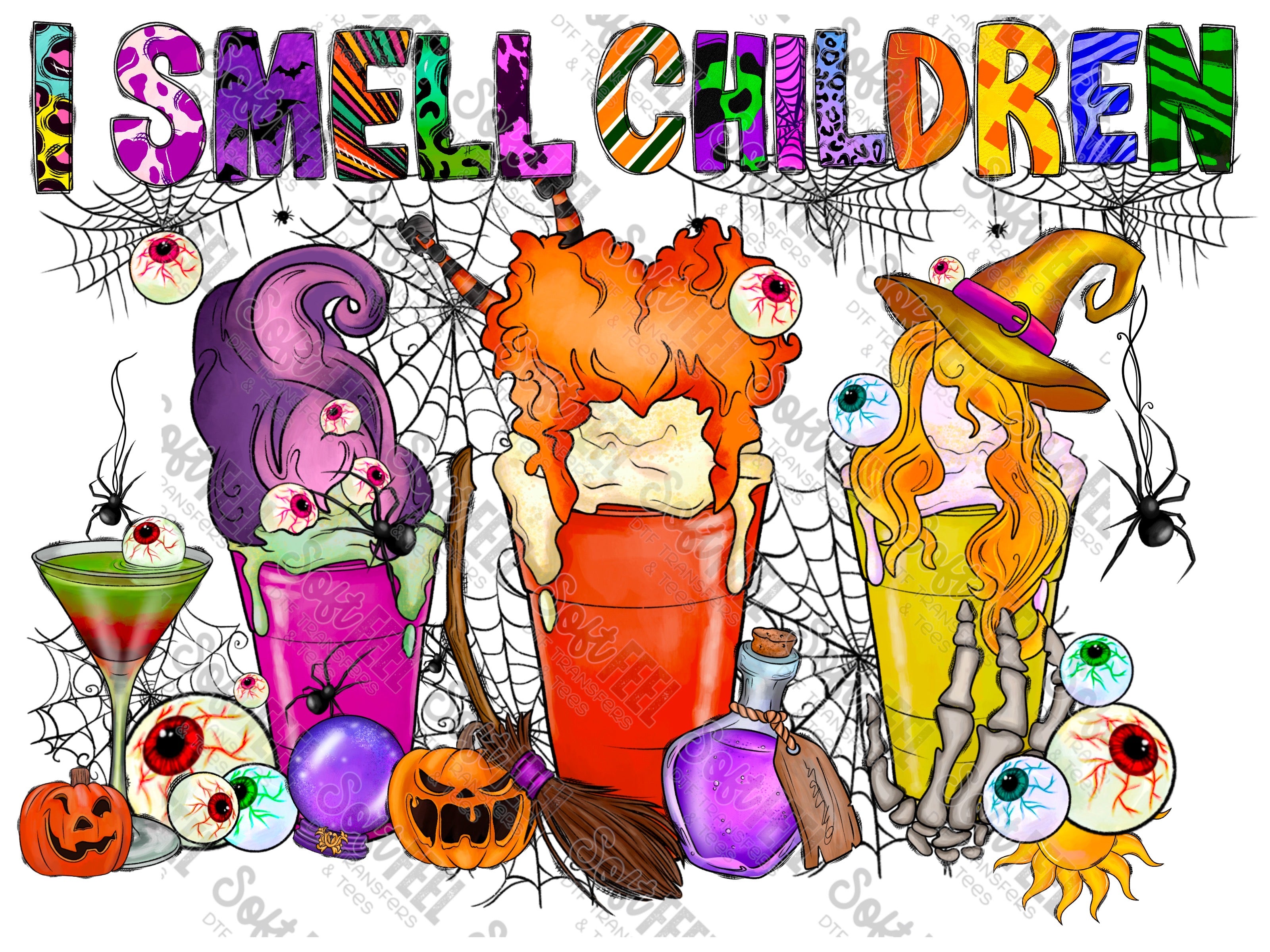 Smell Children - Halloween Horror - Direct To Film Transfer / DTF - Heat Press Clothing Transfer