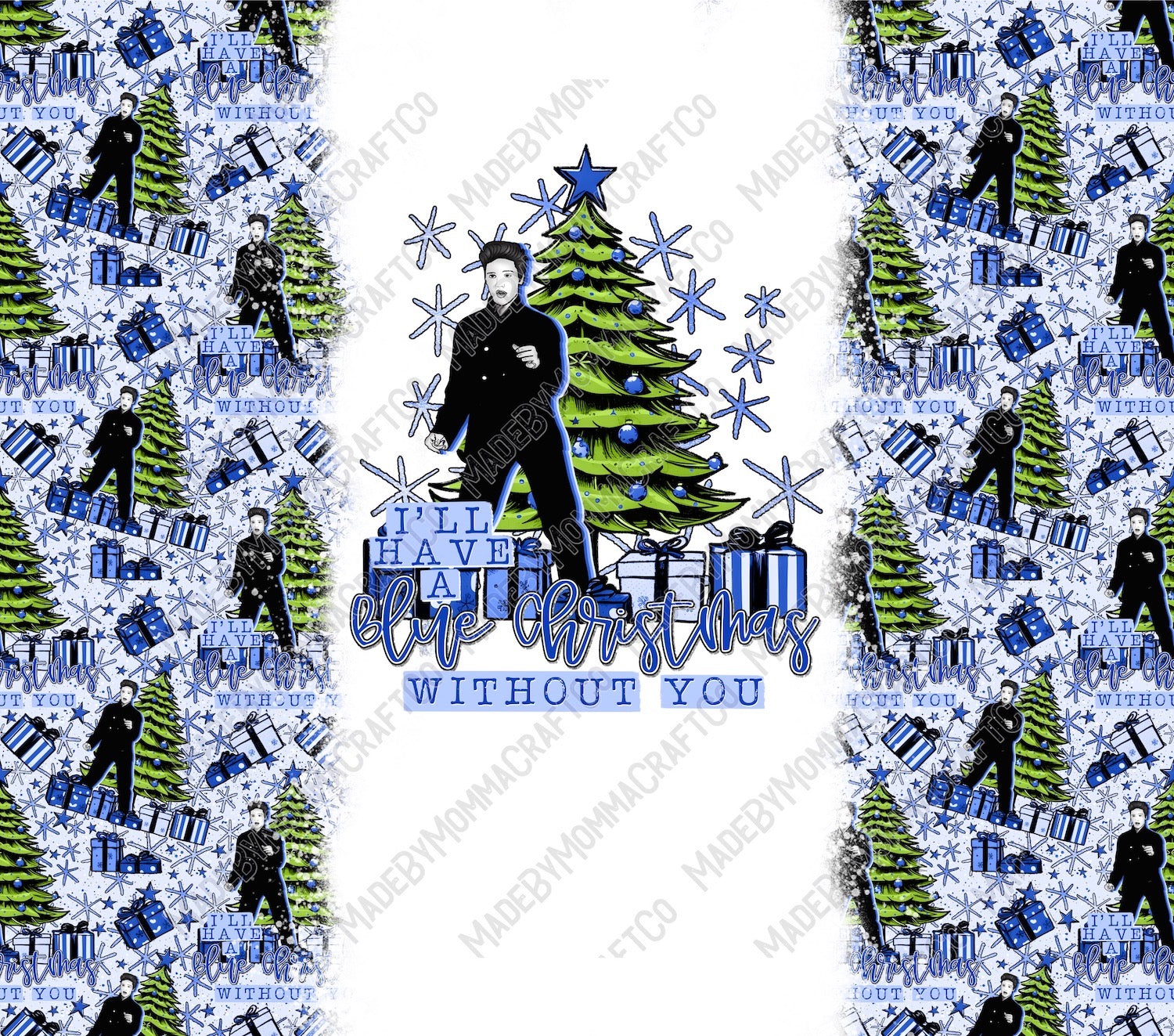 I&#39;ll Have Christmas Tumbler - Sublimation or Waterslide Wrap - 20oz and 30oz