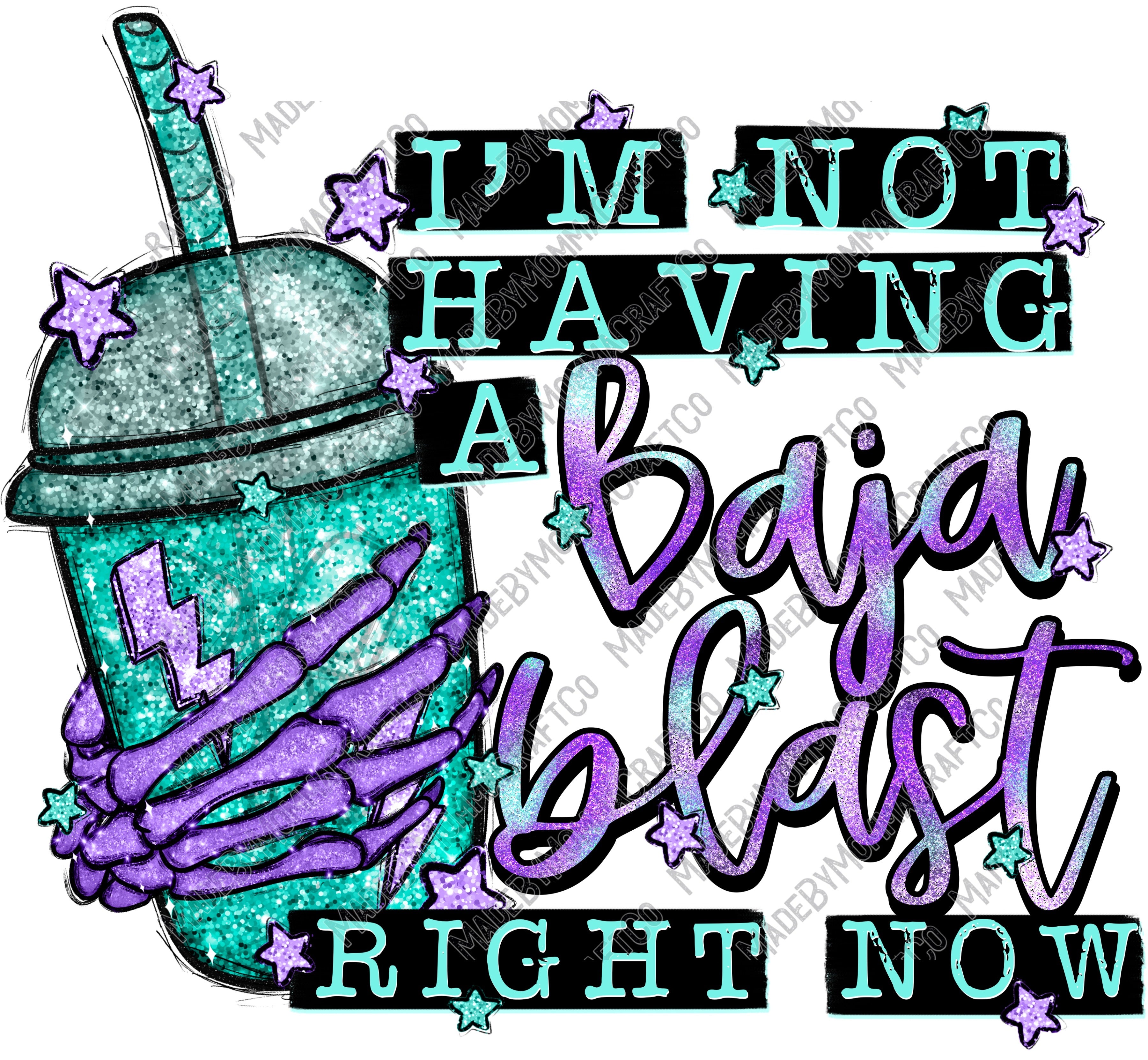 Im Not Having A Blast - Humor - Cheat Clear Waterslide™ or White Cast Sticker