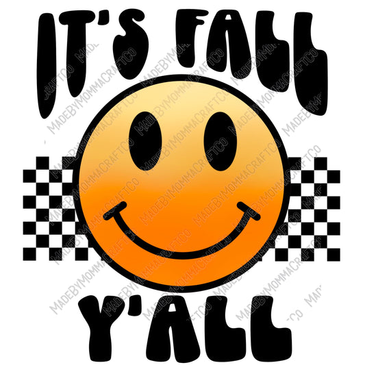 Its Fall Y'all - Fall - Cheat Clear Waterslide™ or Cheat Clear Sticker Decal