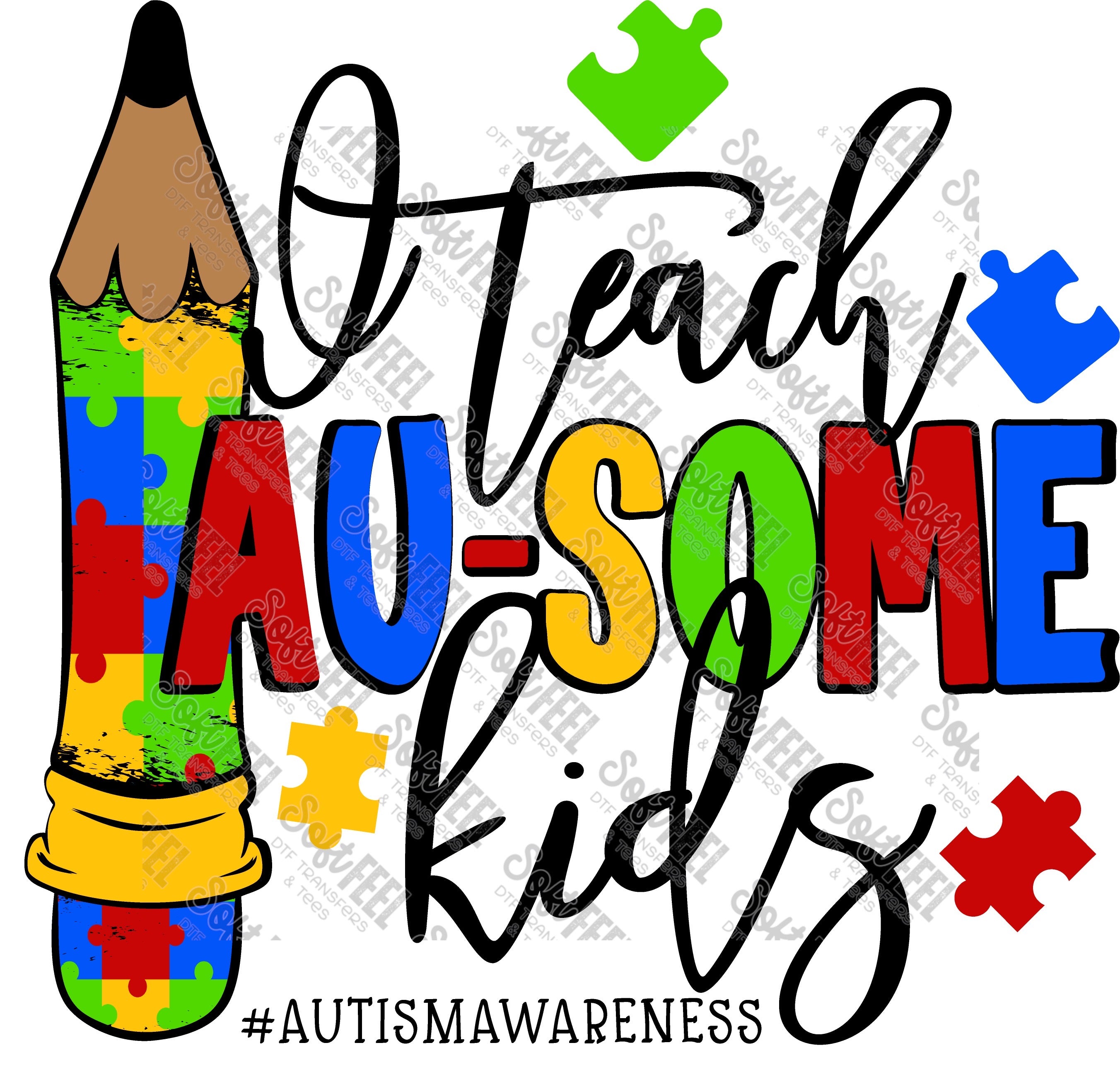 Autism DTF Transfers