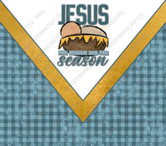 Jesus Is The Reason 3 Tumbler - Sublimation or Waterslide Wrap - 20oz and 30oz