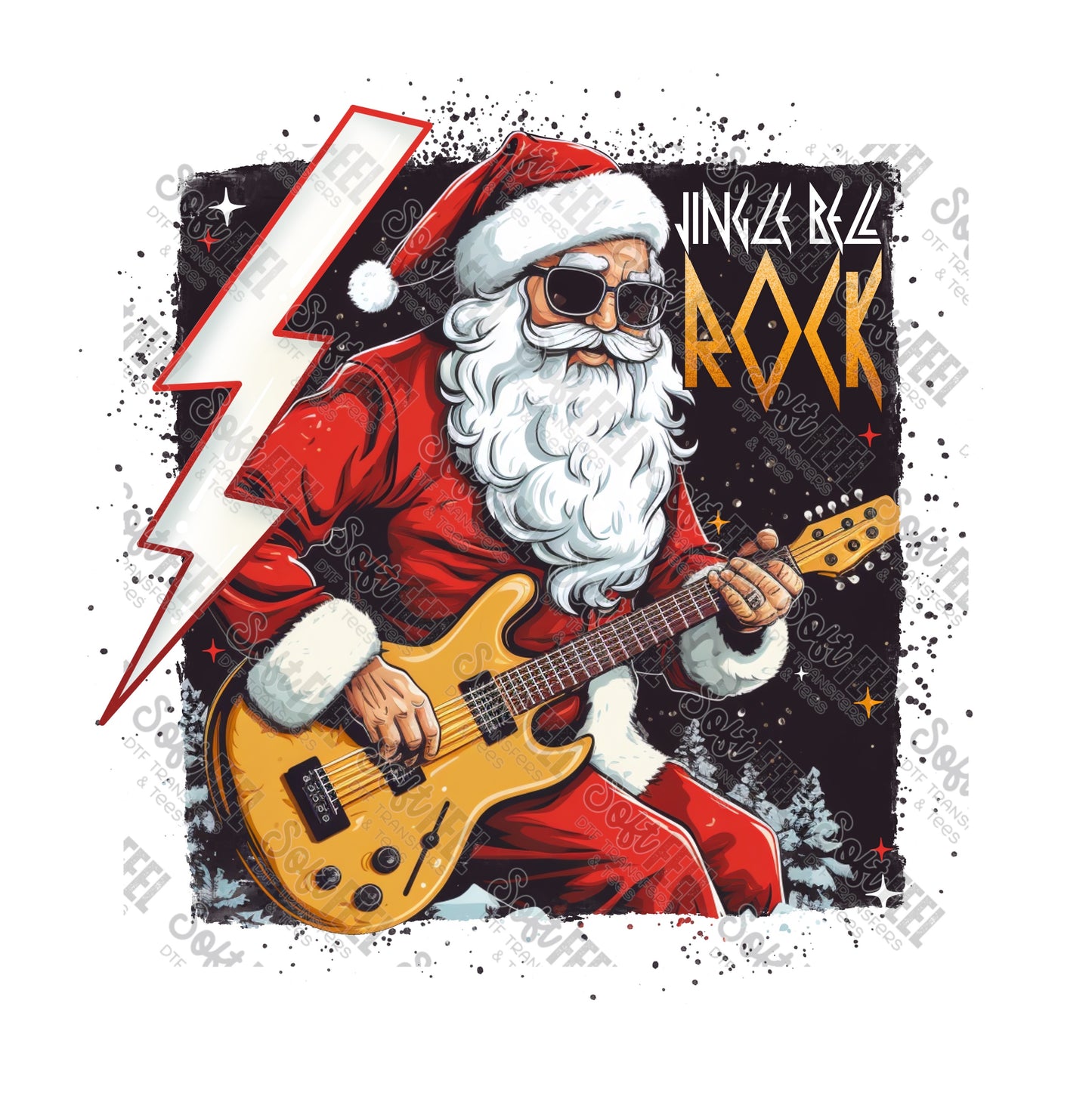 Jingle Bell Rock 2 - Christmas - Direct To Film Transfer / DTF - Heat Press Clothing Transfer