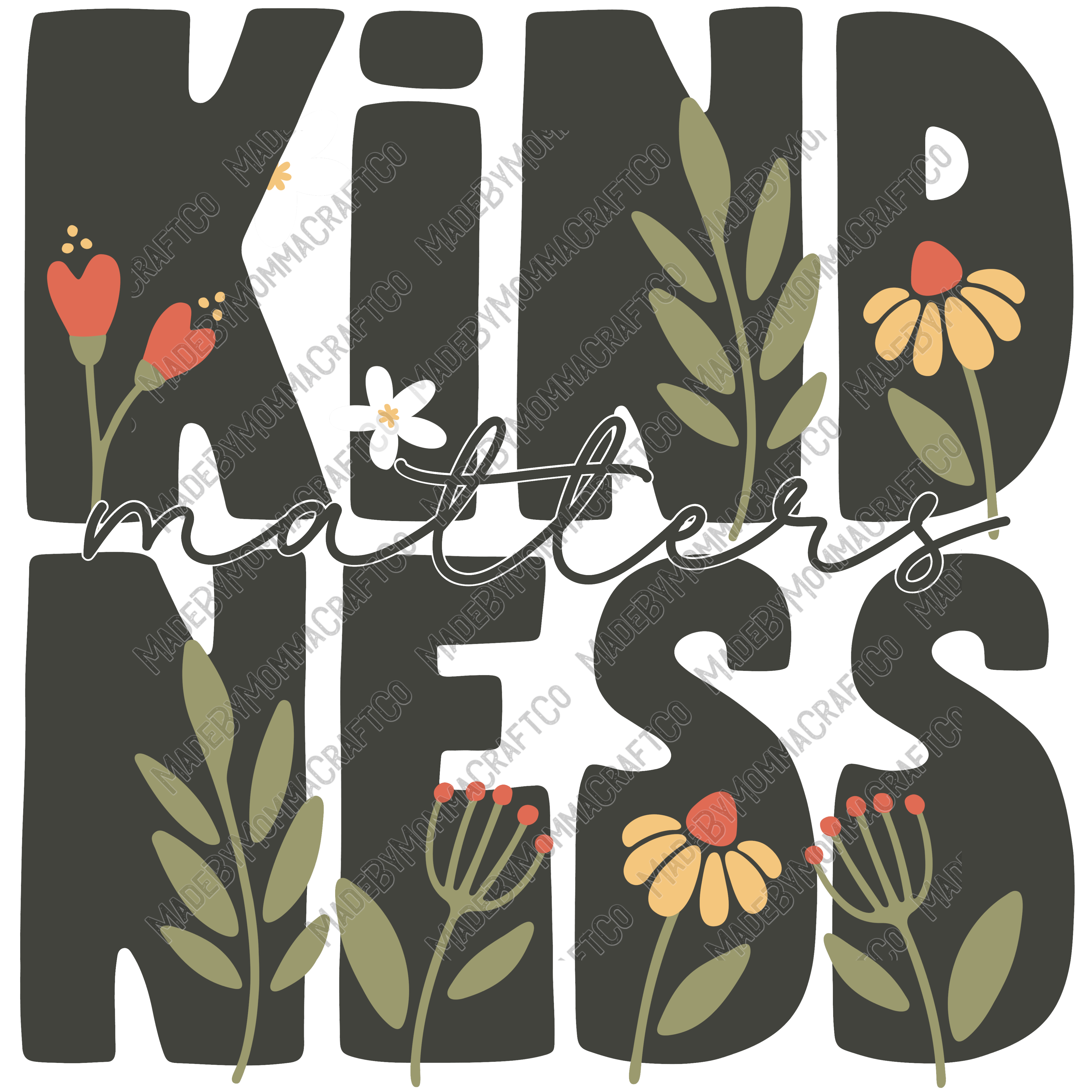 Kindness Matters - Cheat Clear Waterslide™ or UV DTF Sticker