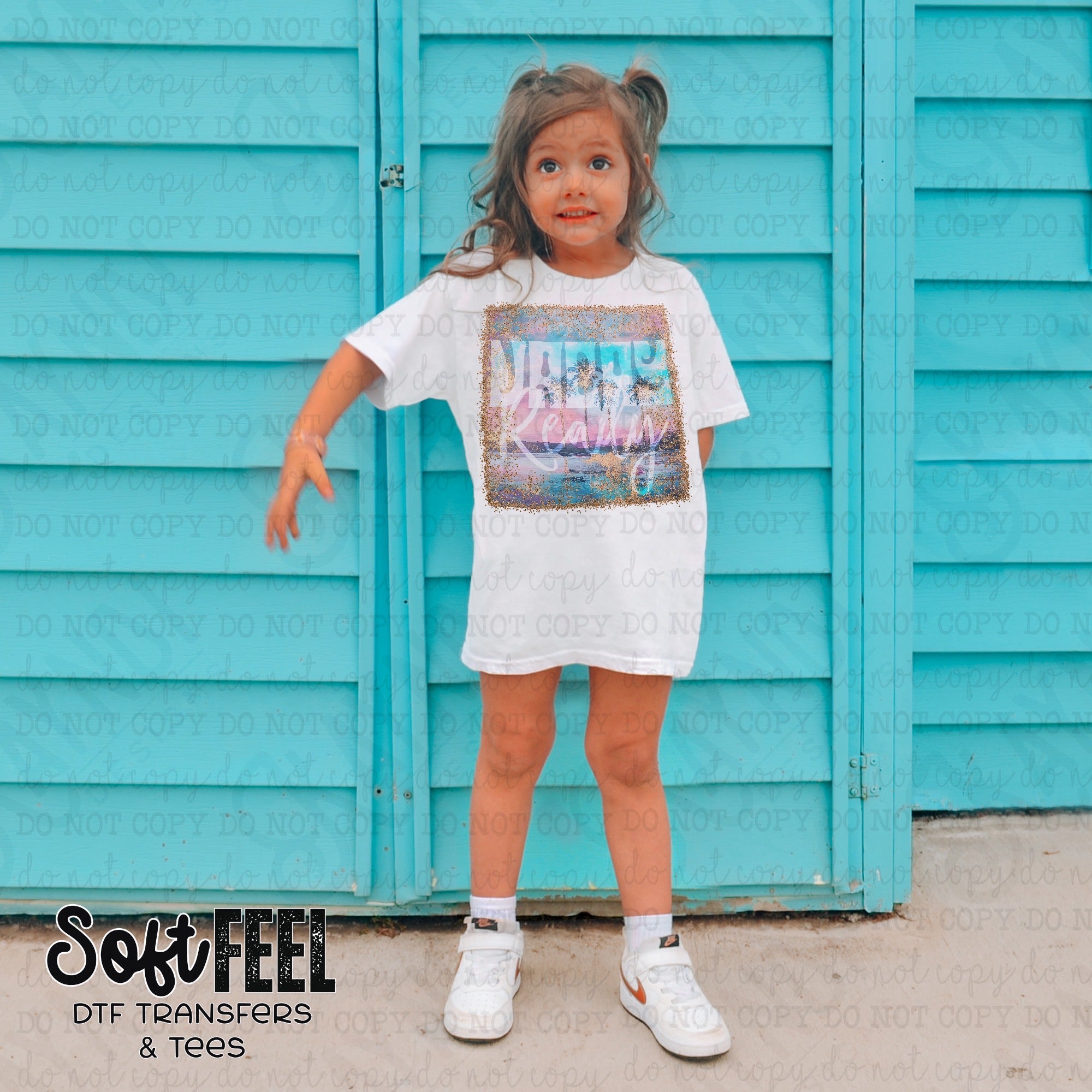 Vacay Ready Summertime - Country Western Youth Womens- Direct To Film Transfer / DTF - Heat Press Clothing Transfer
