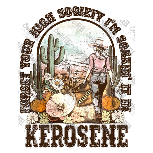 Kerosene - Women's / Western - Direct To Film Transfer / DTF - Heat Press Clothing Transfer