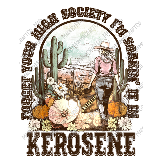 Cowgirl Cactus Kerosene - Cheat Clear Waterslide™ or White Cast Sticker