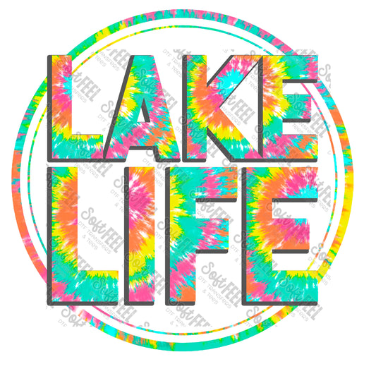 Lake Life - Hippie Gypsy / Summer - Direct To Film Transfer / DTF - Heat Press Clothing Transfer