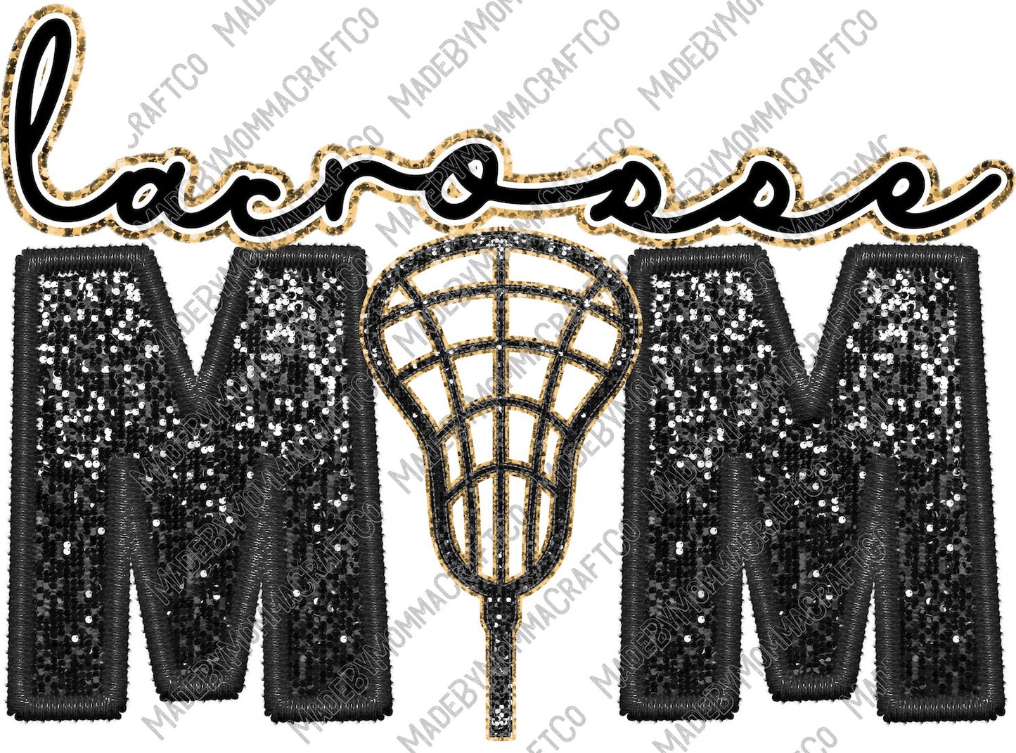 Lacrosse Mom - Sports - Cheat Clear Waterslide™ or White Cast Sticker