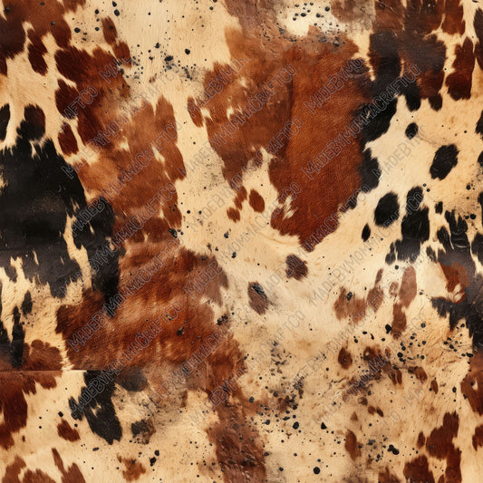 Leather Cowhide 11 - Vinyl Or Waterslide Seamless Wrap