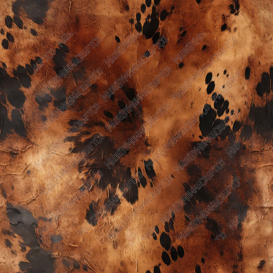 Leather Cowhide 15 - Vinyl Or Waterslide Seamless Wrap