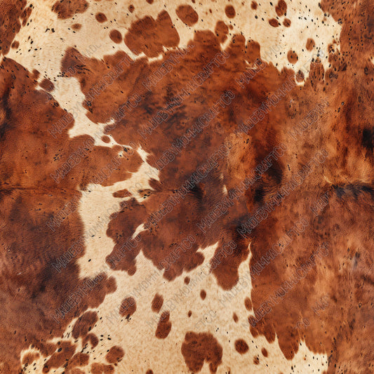 Leather Cowhide 16 - Vinyl Or Waterslide Seamless Wrap