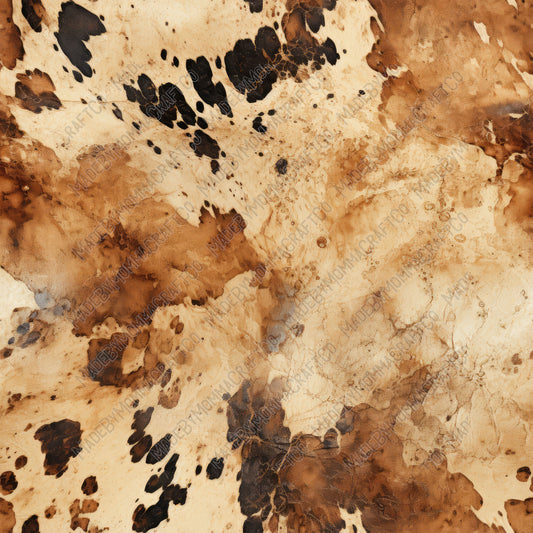 Leather Cowhide 19 - Vinyl Or Waterslide Seamless Wrap