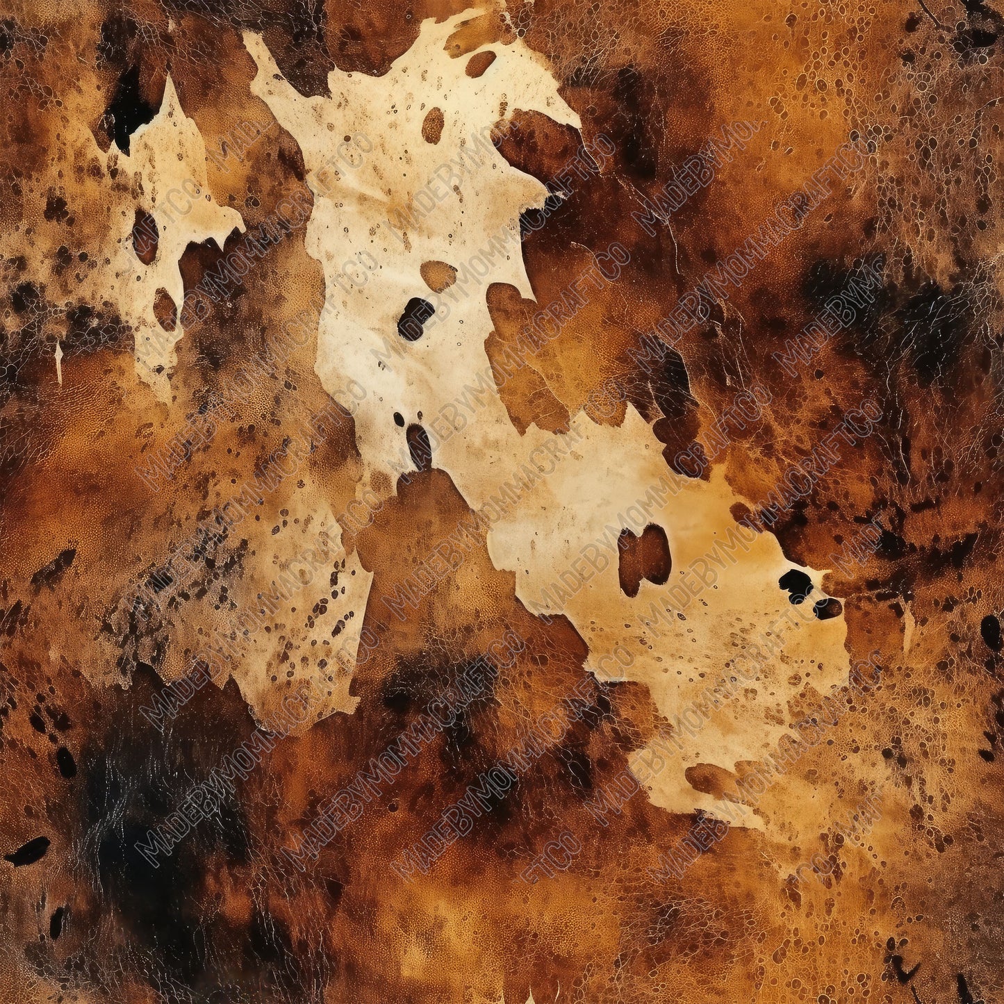 Leather Cowhide 20 - Vinyl Or Waterslide Seamless Wrap