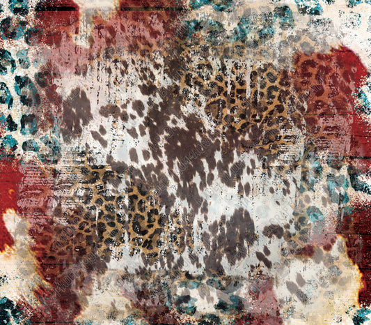 Leopard Cowhide - Vinyl Or Waterslide Seamless Wrap