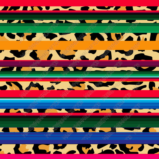 Leopard Print Digital Paper 16 - Vinyl Or Waterslide Seamless Wrap