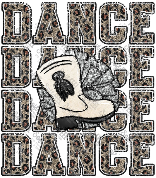 Leopard Dance - Women's / Sports - Direct To Film Transfer / DTF - Heat Press Clothing Transfer