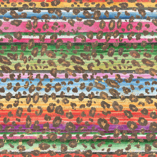 Leopard Serape - Vinyl Or Waterslide Seamless Wrap