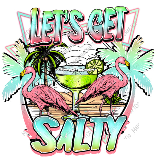 Let's Get Salty Summertime - Cheat Clear Waterslide™ or Cheat Clear Sticker Decal