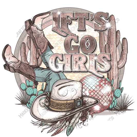 Let's Go Girls - Cheat Clear Waterslide™ or White Cast Sticker